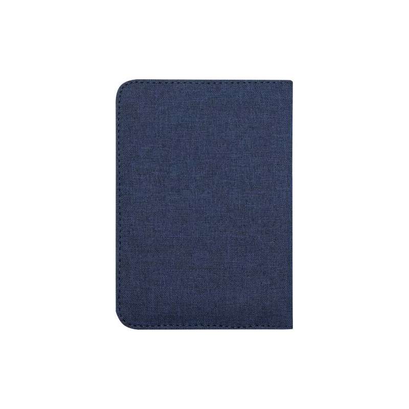 Portapassaporto in PET riciclato certificato GRS con protezione RFID Ross - cod. P130058