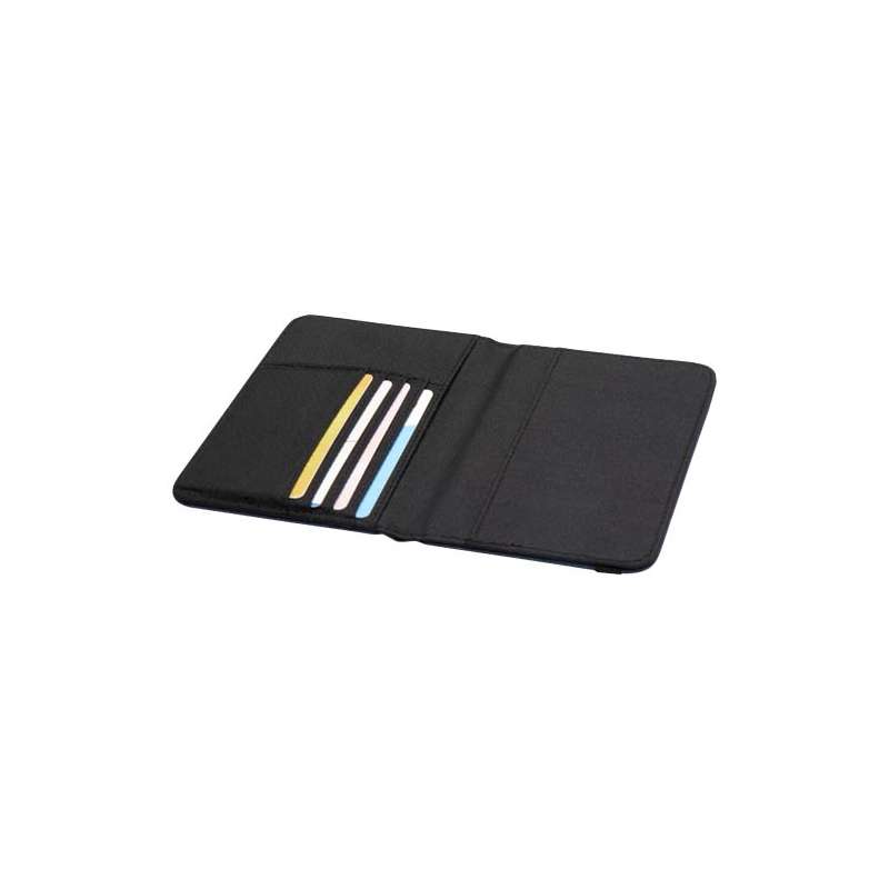 Portapassaporto in PET riciclato certificato GRS con protezione RFID Ross - cod. P130058