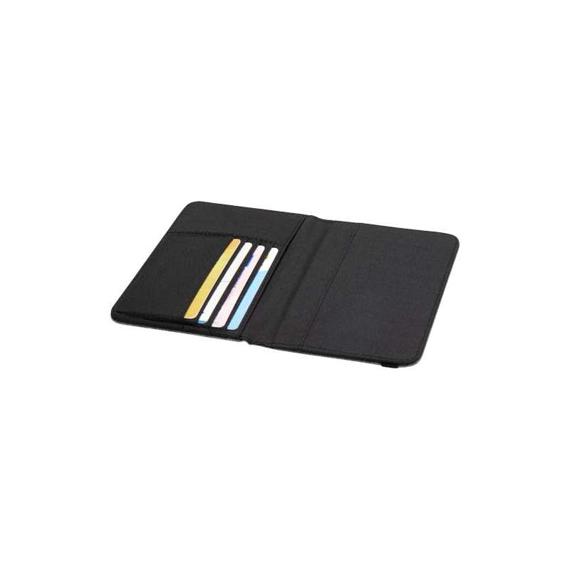 Portapassaporto in PET riciclato certificato GRS con protezione RFID Ross - cod. P130058