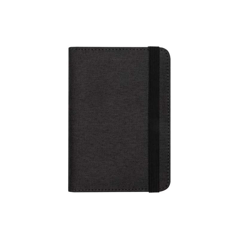 Portapassaporto in PET riciclato certificato GRS con protezione RFID Ross - cod. P130058