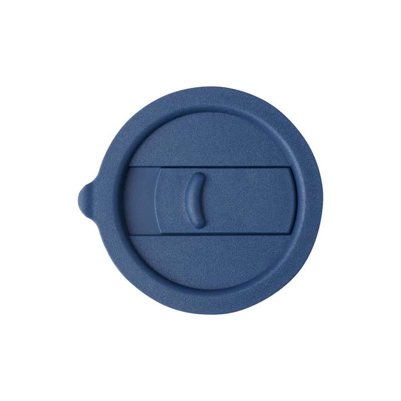 Bicchiere in ceramica con involucro in silicone e coperchio da 330 ml - cod. P100808