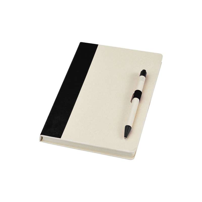 Blocco note A5 da 80 fogli a righe con penna a sfera - cod. P107811
