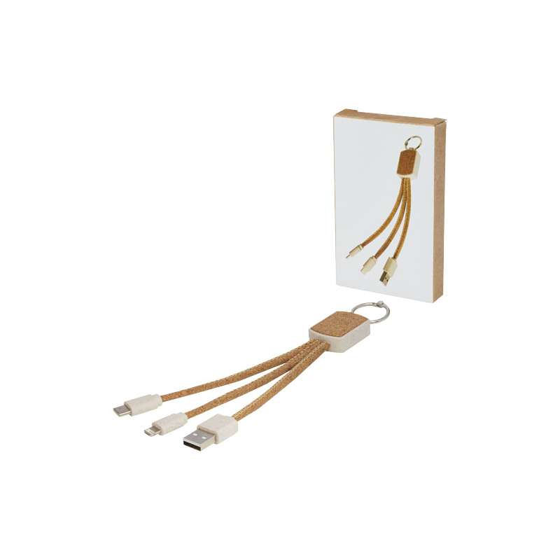 Cavo di ricarica 3 in 1 da serigrafare con logo - cod. P124294