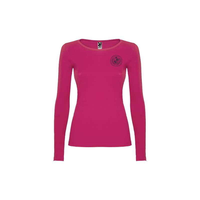 T-shirt a maniche lunghe da donna con logo - cod. PR1218