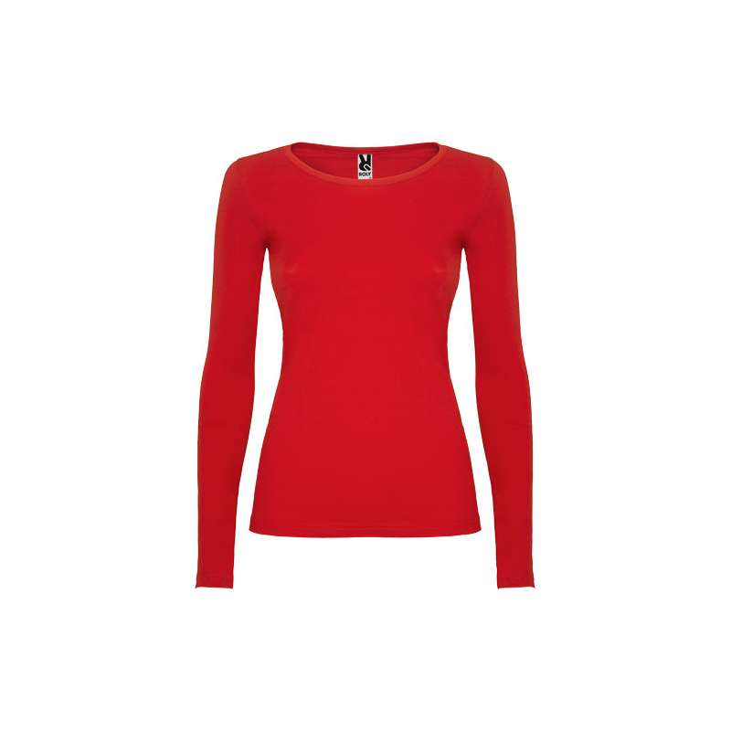 T-shirt a maniche lunghe da donna con logo - cod. PR1218