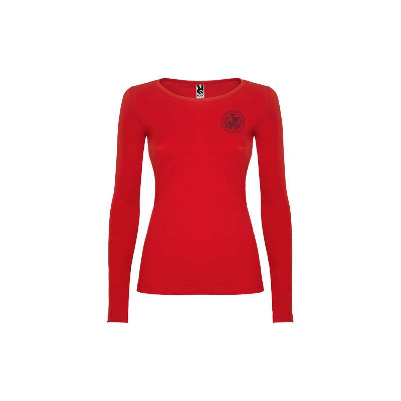 T-shirt a maniche lunghe da donna con logo - cod. PR1218