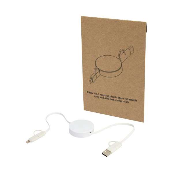 Cavo di ricarica 5-in-1 con scritte - cod. P124430