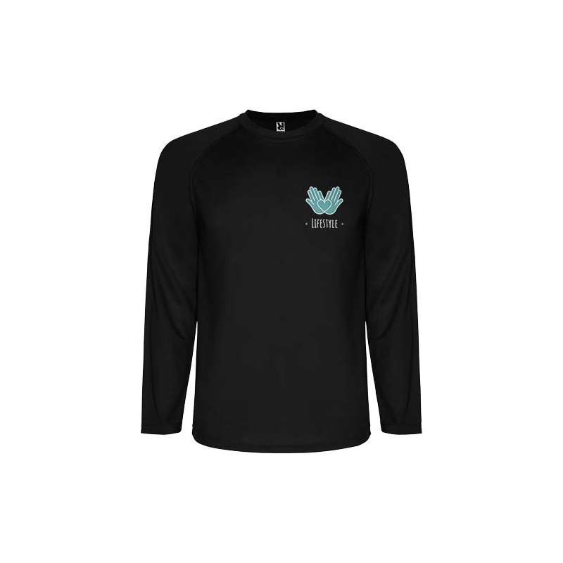 Maglietta sportiva a manica lunga da uomo con scritte - cod. PR0415