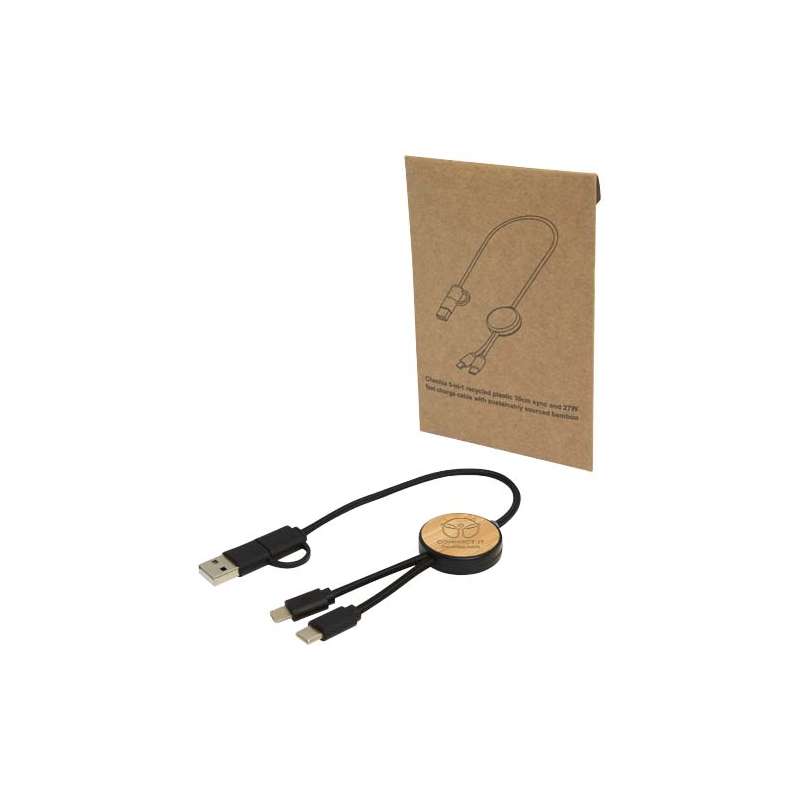 Cavo di ricarica 5-in-1 promozionale - cod. P124421