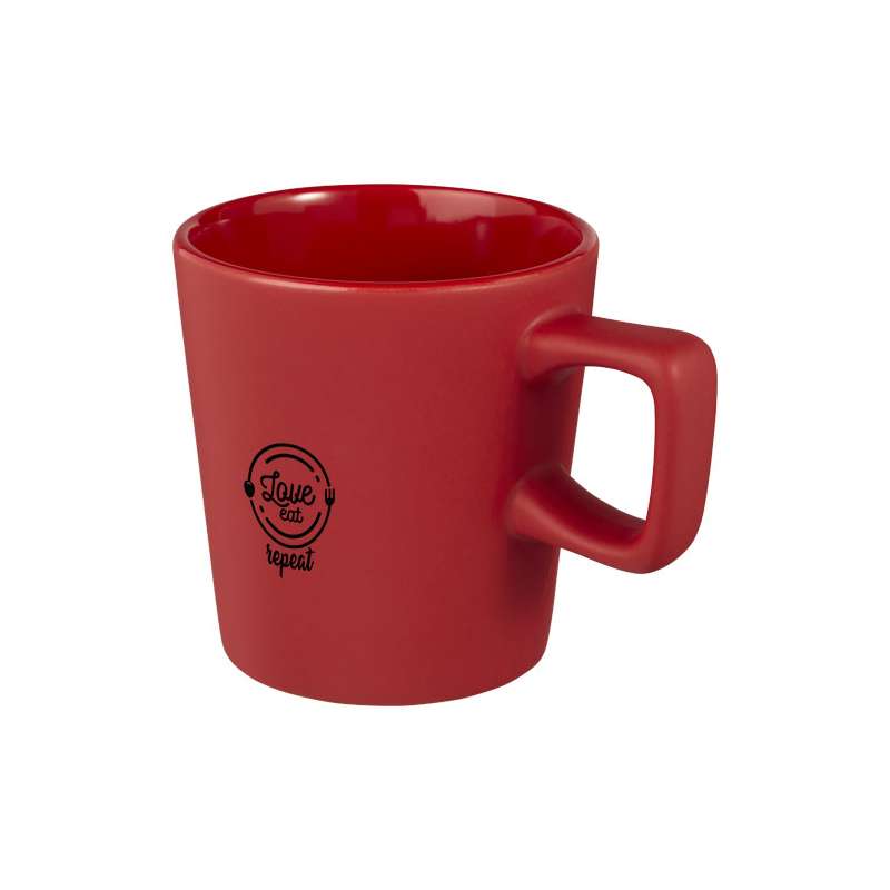 Tazza in ceramica con scritte stampate da 280 ml - cod. P100726