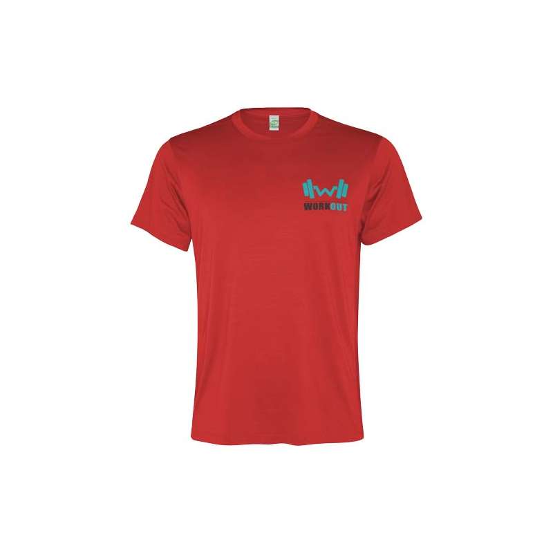 T-shirt traspirante con scritte da uomo - cod. PR0304