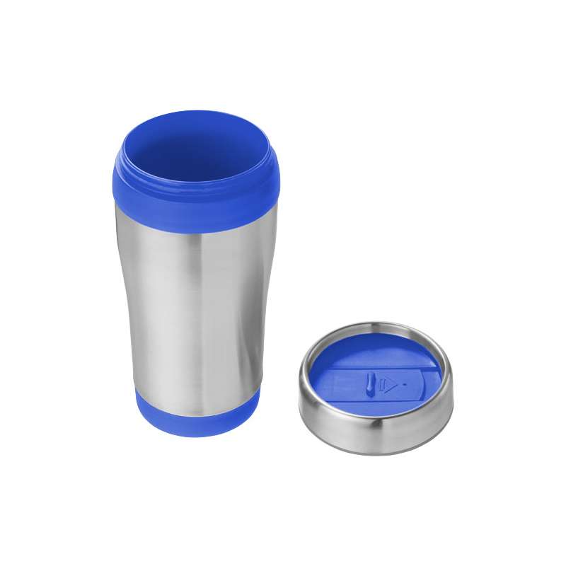 Bicchiere termico in acciaio inossidabile riciclato certificato RCS da 410 ml Elwood - cod. P100763