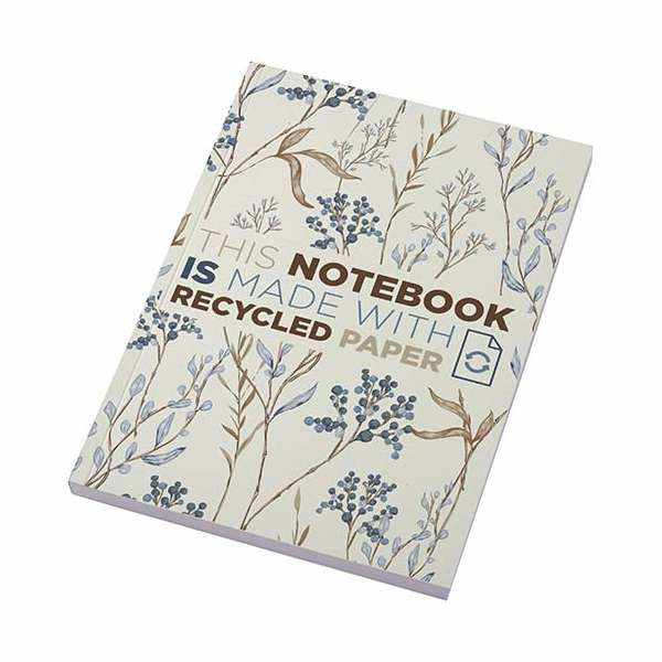 Blocco note formato A5 con copertina morbida riciclata e 100 fogli Novella Austen - cod. P210248