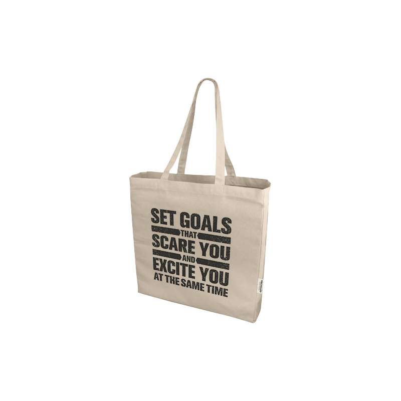 Tote bag in tessuto riciclato f.to 38x41x8,5 cm. - cod. P120710