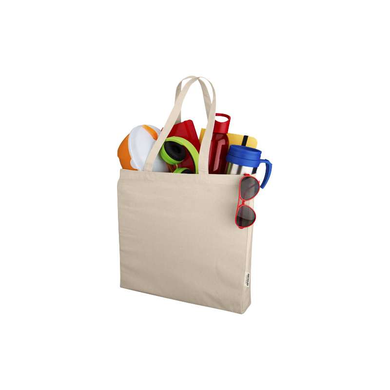 Tote bag in tessuto riciclato f.to 38x41x8,5 cm. - cod. P120710