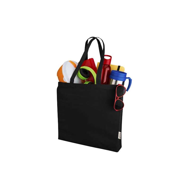 Tote bag in tessuto riciclato f.to 38x41x8,5 cm. - cod. P120710