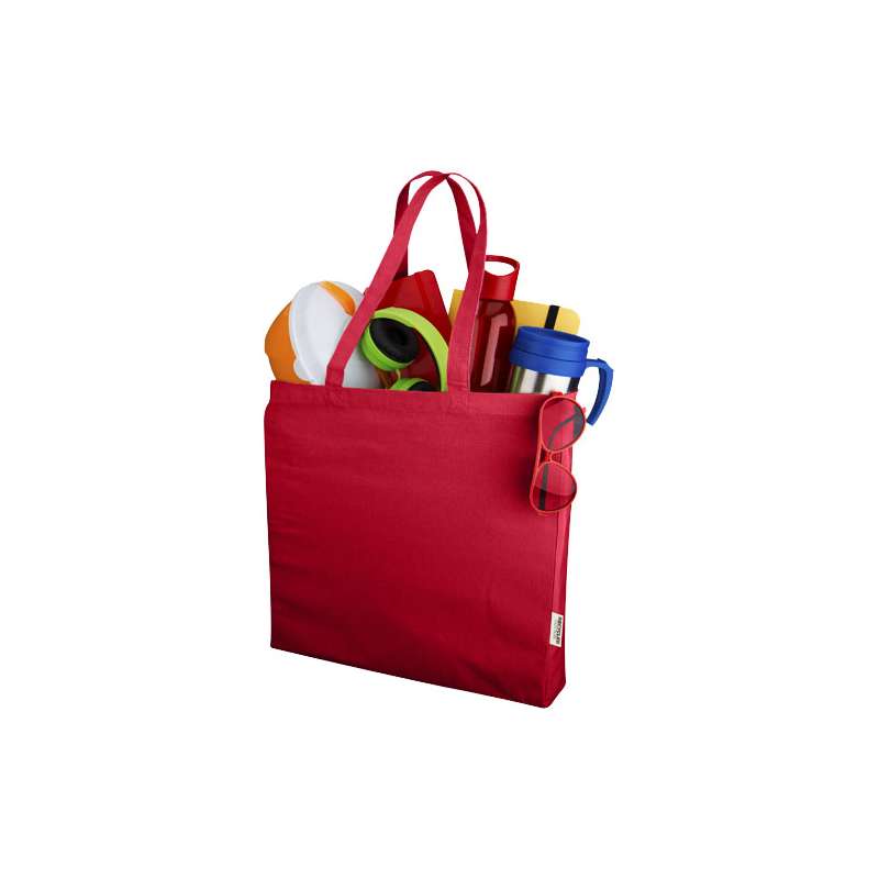 Tote bag in tessuto riciclato f.to 38x41x8,5 cm. - cod. P120710