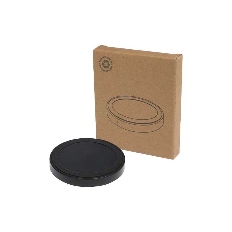 Stazione di ricarica wireless in plastica riciclata da 15 W Freal - cod. P124434
