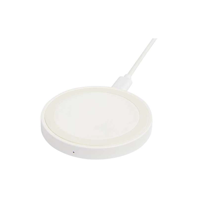 Stazione di ricarica wireless in plastica riciclata da 15 W Freal - cod. P124434