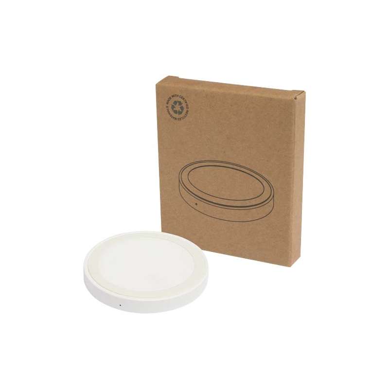 Stazione di ricarica wireless in plastica riciclata da 15 W Freal - cod. P124434