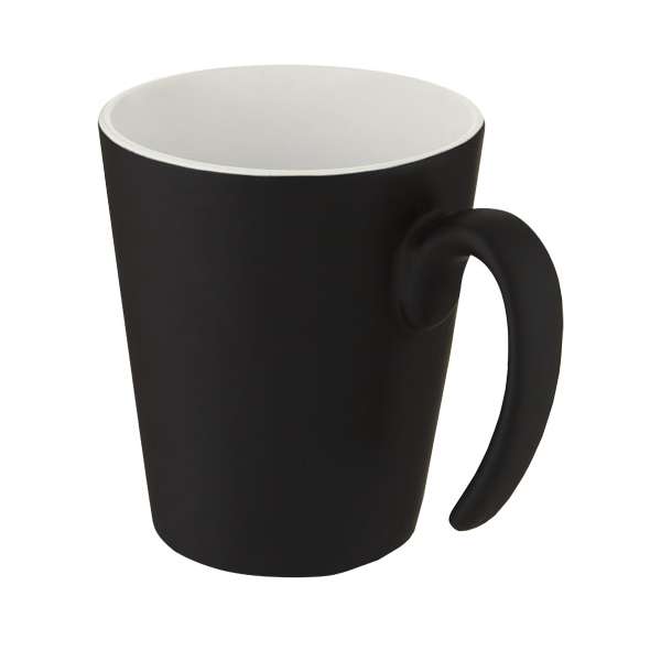 Tazza in ceramica Oli da 360 ml con manico - cod. P100687