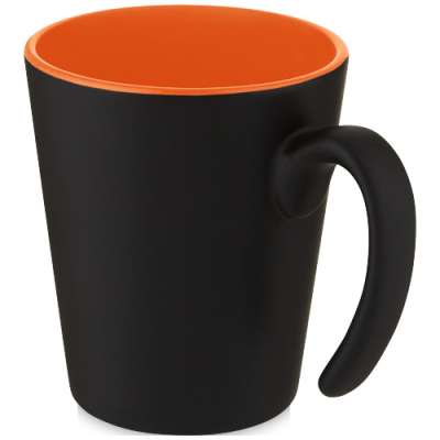 Tazza in ceramica Oli da 360 ml con manico - cod. P100687