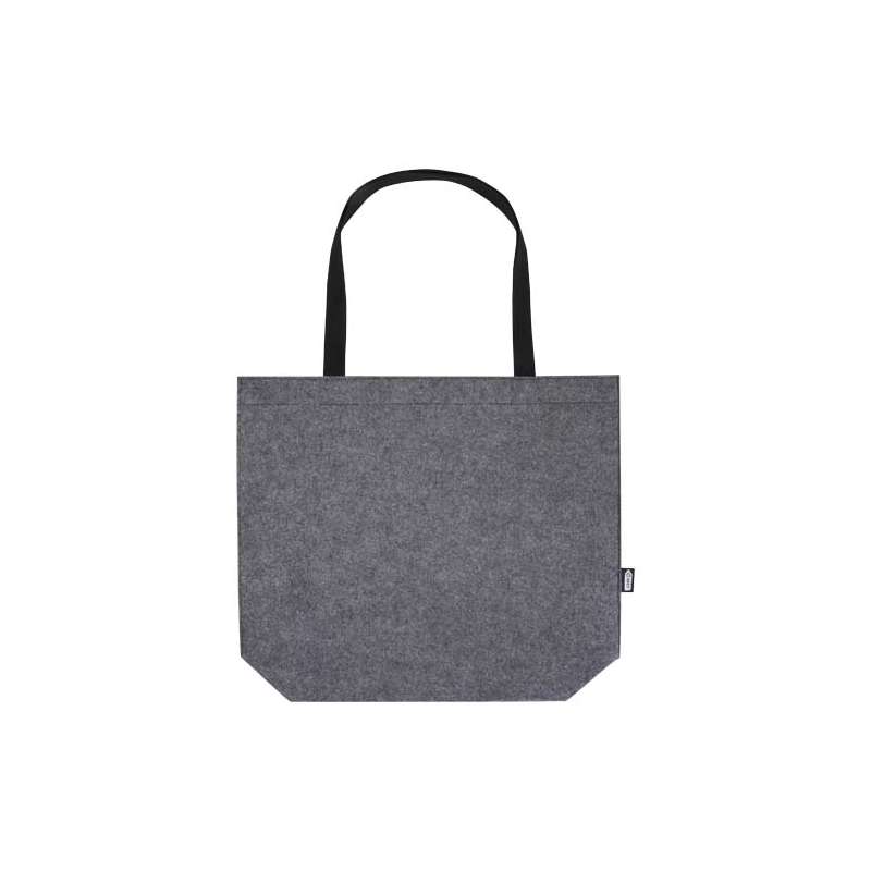 Tote bag a soffietto in feltro riciclato 45x33x14 cm. - cod. P130075