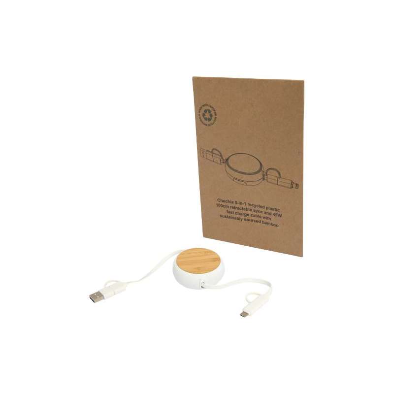 Cavo retrattile 5 in 1 da 100 cm - cod. P124419