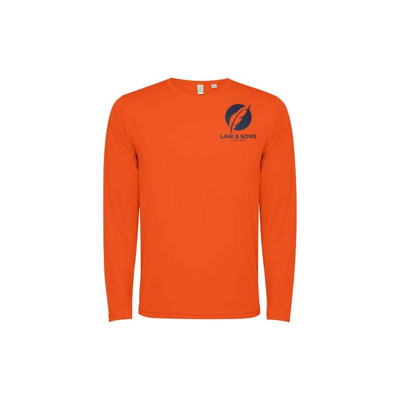 T-shirt a maniche lunghe con logo e scritte - cod. PR0432