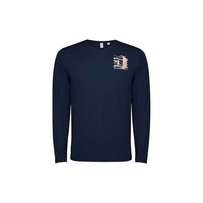 T-shirt a maniche lunghe con logo e scritte - cod. PR0432