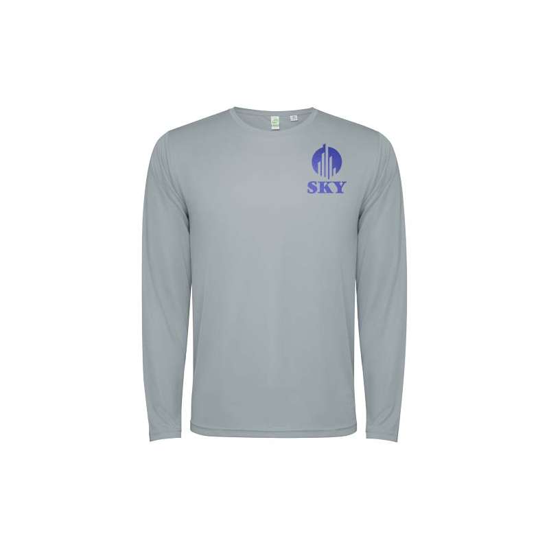 T-shirt a maniche lunghe con logo e scritte - cod. PR0432