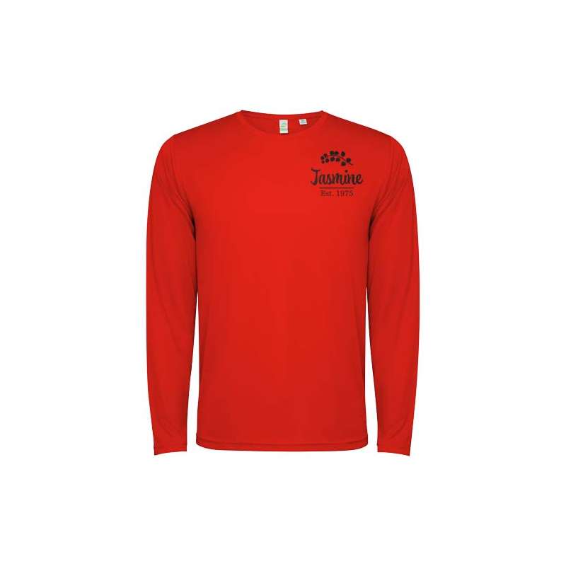 T-shirt a maniche lunghe con logo e scritte - cod. PR0432