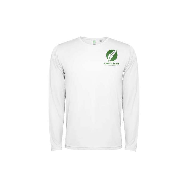 T-shirt a maniche lunghe con logo e scritte - cod. PR0432