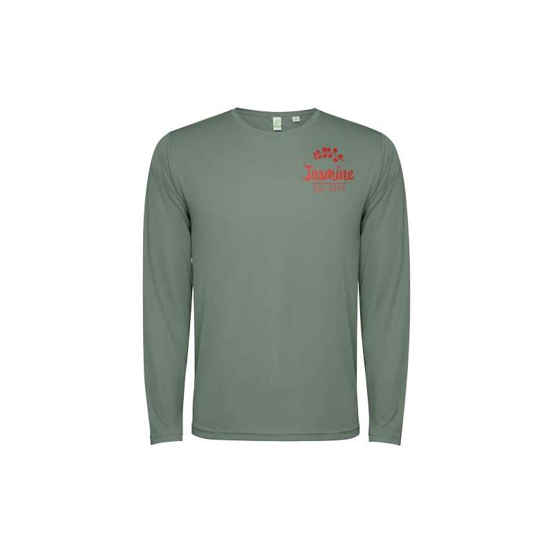 T-shirt a maniche lunghe con logo e scritte - cod. PR0432