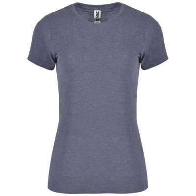 T-shirt a maniche corte con stampa logo da donna