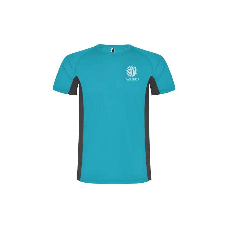 T-shirt sportiva a maniche corte da uomo con logo - cod. PR6595