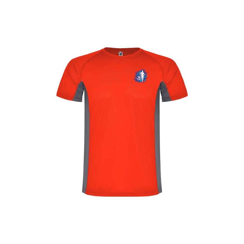 T-shirt sportiva a maniche corte da uomo con logo - cod. PR6595