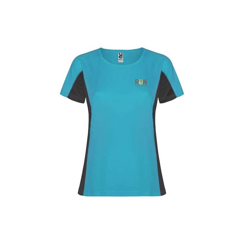 T-shirt sportiva con stampa logo da donna - cod. PR6648