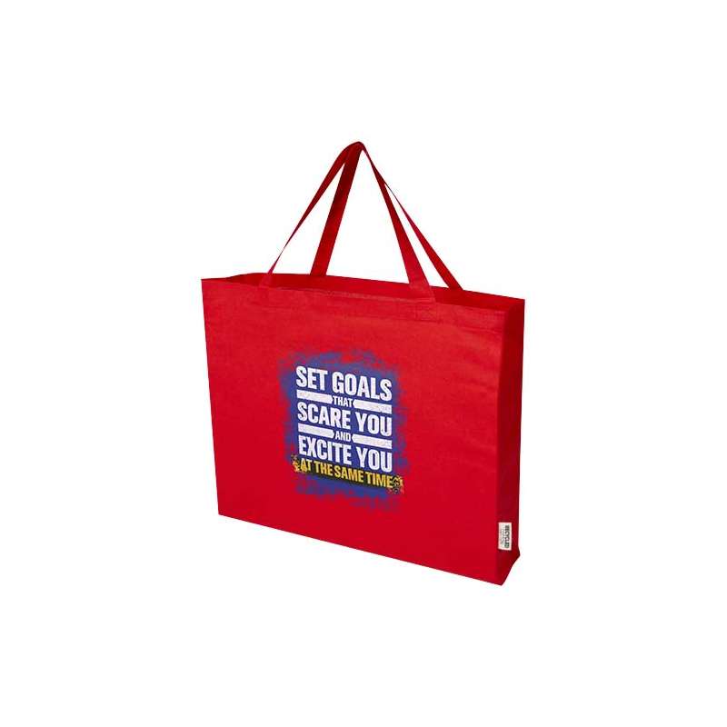 Tote bag in cotone riciclato f.to 57x42x16,5 cm. - cod. P120734