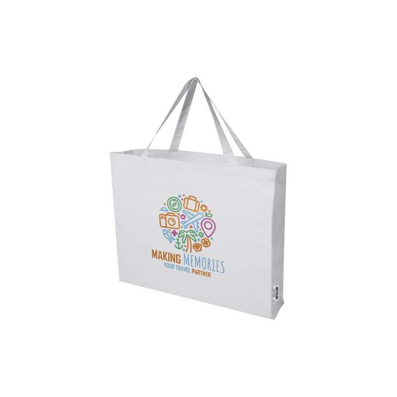 Tote bag in cotone riciclato f.to 57x42x16,5 cm. - cod. P120734
