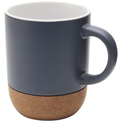 Tazza in ceramica con dettagli in sughero e finitura opaca da 300 ml Billie - cod. P100847