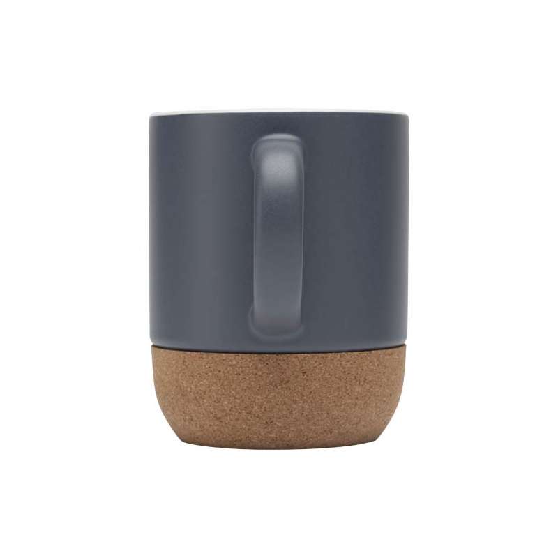 Tazza in ceramica con dettagli in sughero da 300 ml - cod. P100847