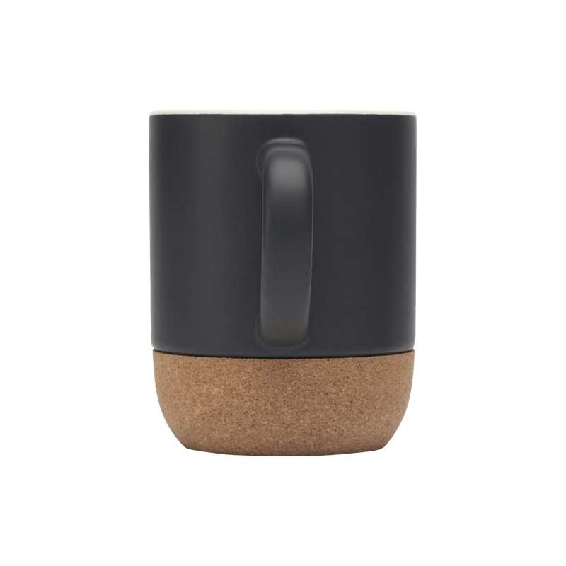 Tazza in ceramica con dettagli in sughero da 300 ml - cod. P100847