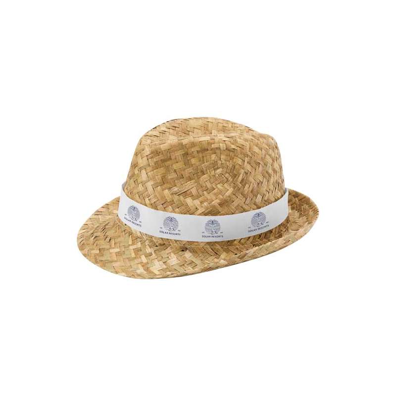 Cappello di paglia personalizzabile - cod. P38340