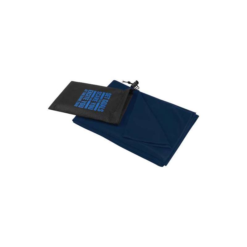 Asciugamano sportivo 50 x 100 cm con stampa serigrafica - cod. P113502