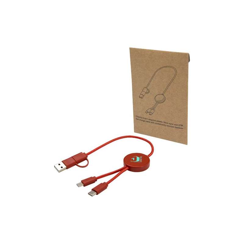 Cavo di ricarica 5-in-1 da serigrafare - cod. P124427