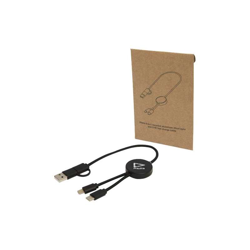 Cavo di ricarica 5-in-1 da serigrafare - cod. P124427