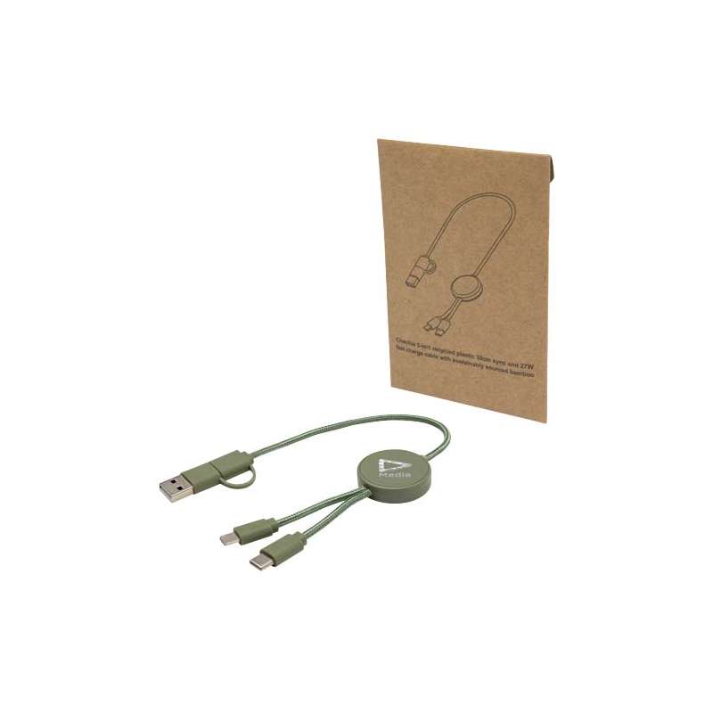 Cavo di ricarica 5-in-1 da serigrafare - cod. P124427