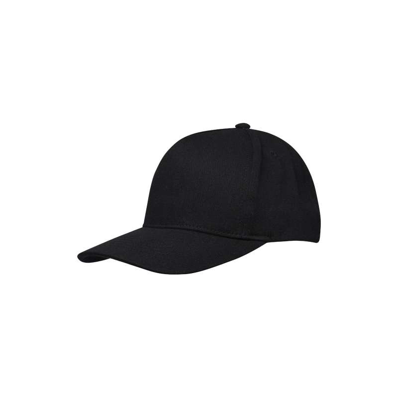 Cappellino in tessuto riciclato Aware™ a 5 pannelli Onyx - cod. P37541