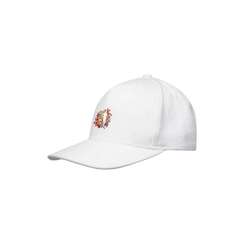 Cappellino in tessuto riciclato Aware™ a 5 pannelli Onyx - cod. P37541